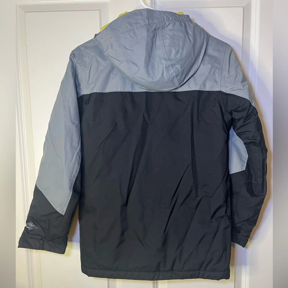 Columbia Kids' Black, Gray, and Yellow Winter Coat